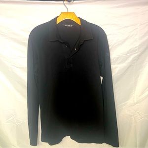 Arc’teryx Black 1/4 Button Long Sleeve Shirt